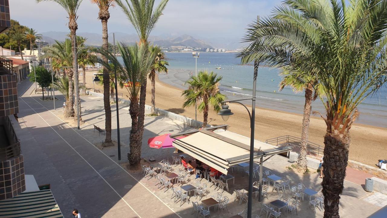Bahia Mazarron Apartamento En Primera Linea Playa El Puerto de Mazarrón Eksteriør bilde