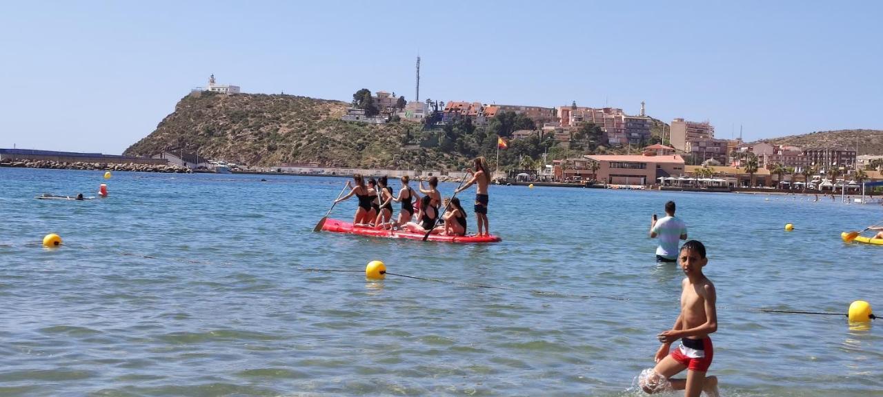 Bahia Mazarron Apartamento En Primera Linea Playa El Puerto de Mazarrón Eksteriør bilde