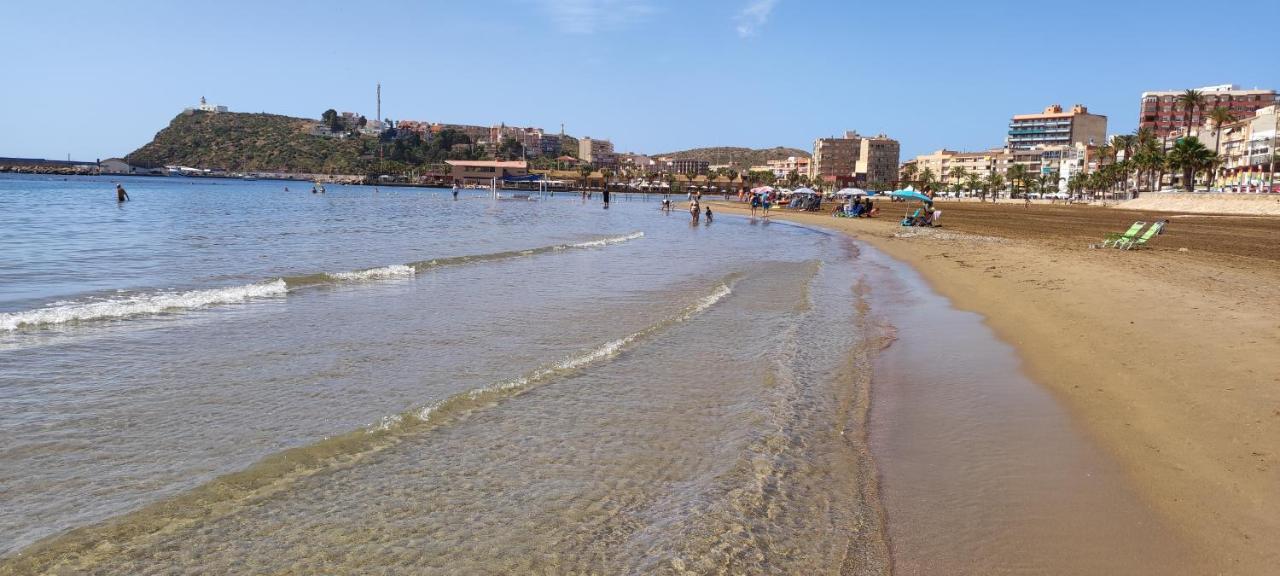 Bahia Mazarron Apartamento En Primera Linea Playa El Puerto de Mazarrón Eksteriør bilde