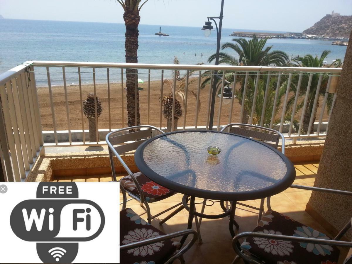 Bahia Mazarron Apartamento En Primera Linea Playa El Puerto de Mazarrón Eksteriør bilde