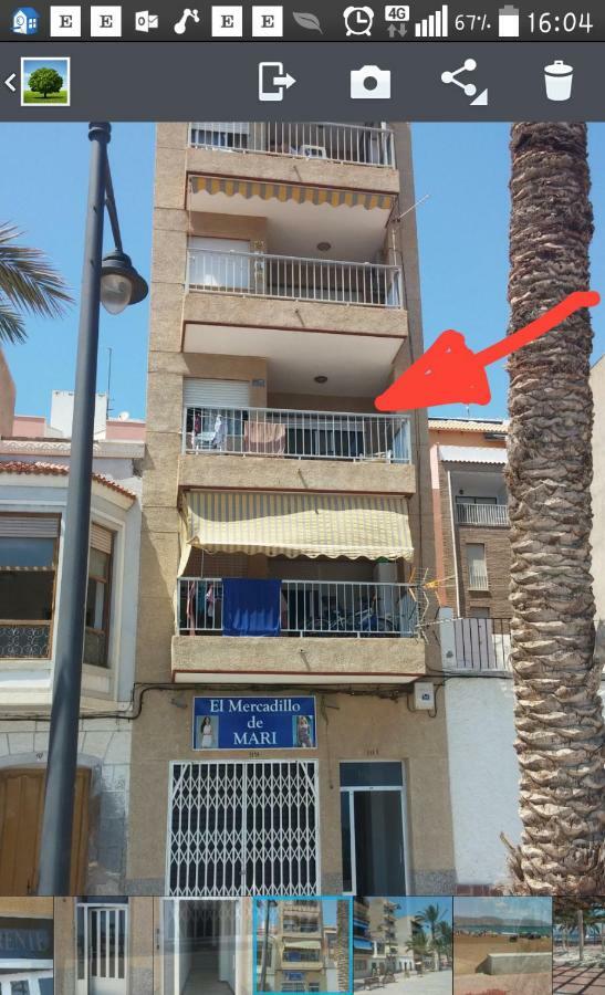 Bahia Mazarron Apartamento En Primera Linea Playa El Puerto de Mazarrón Eksteriør bilde