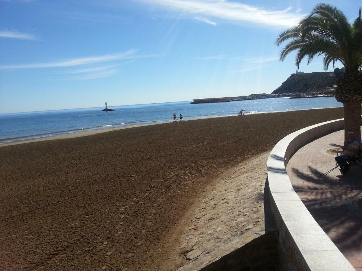 Bahia Mazarron Apartamento En Primera Linea Playa El Puerto de Mazarrón Eksteriør bilde