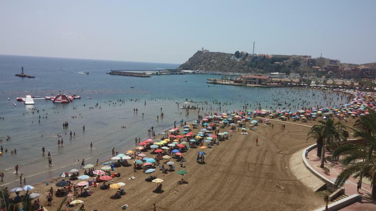 Bahia Mazarron Apartamento En Primera Linea Playa El Puerto de Mazarrón Eksteriør bilde
